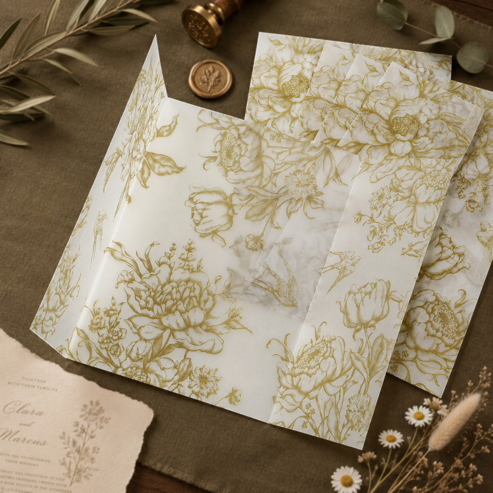 20/50 шт. конвертов из пергаме – обзор и цена Wedding Envelopes