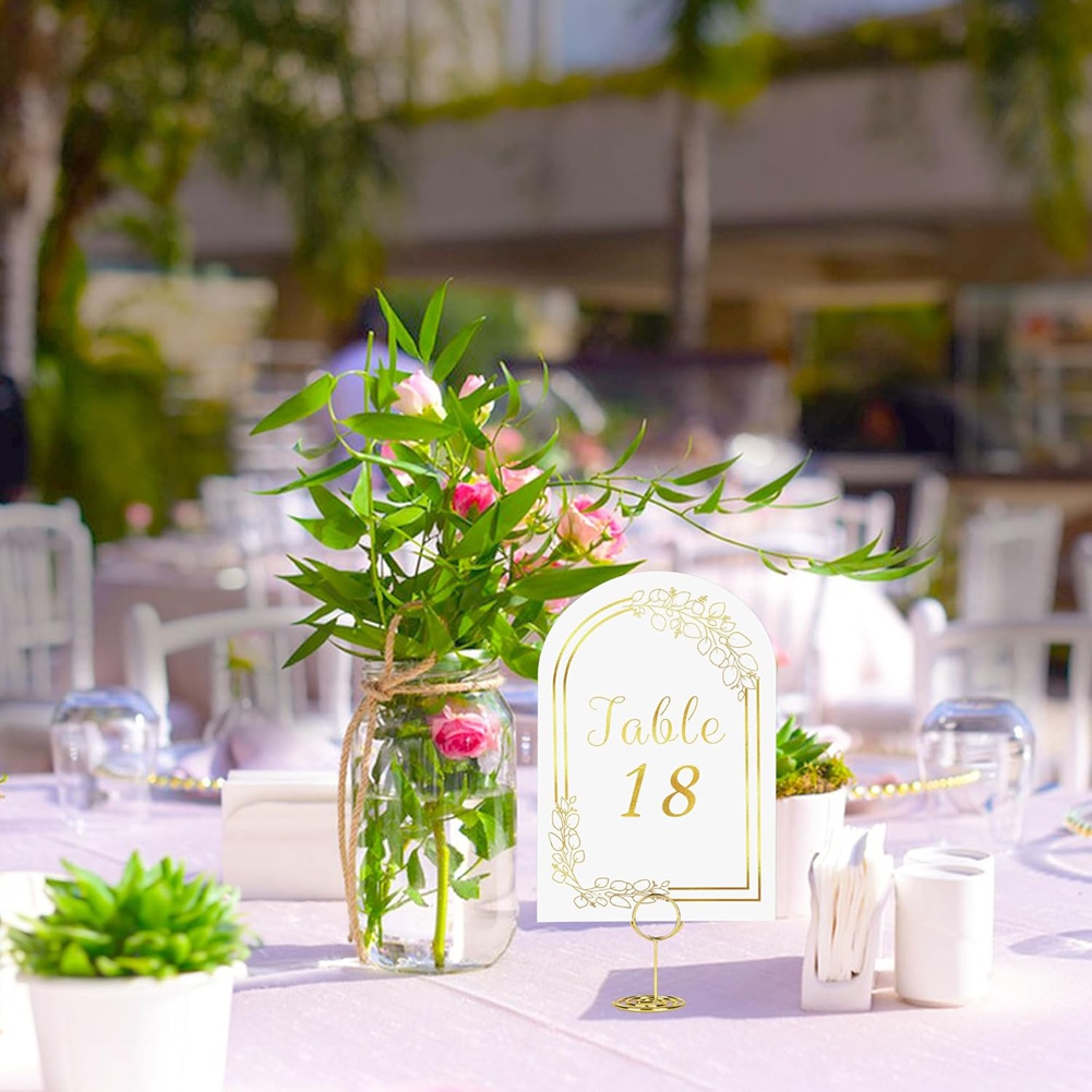 AT19 – Номера для свадебного с – обзор и цена Table Number Gold