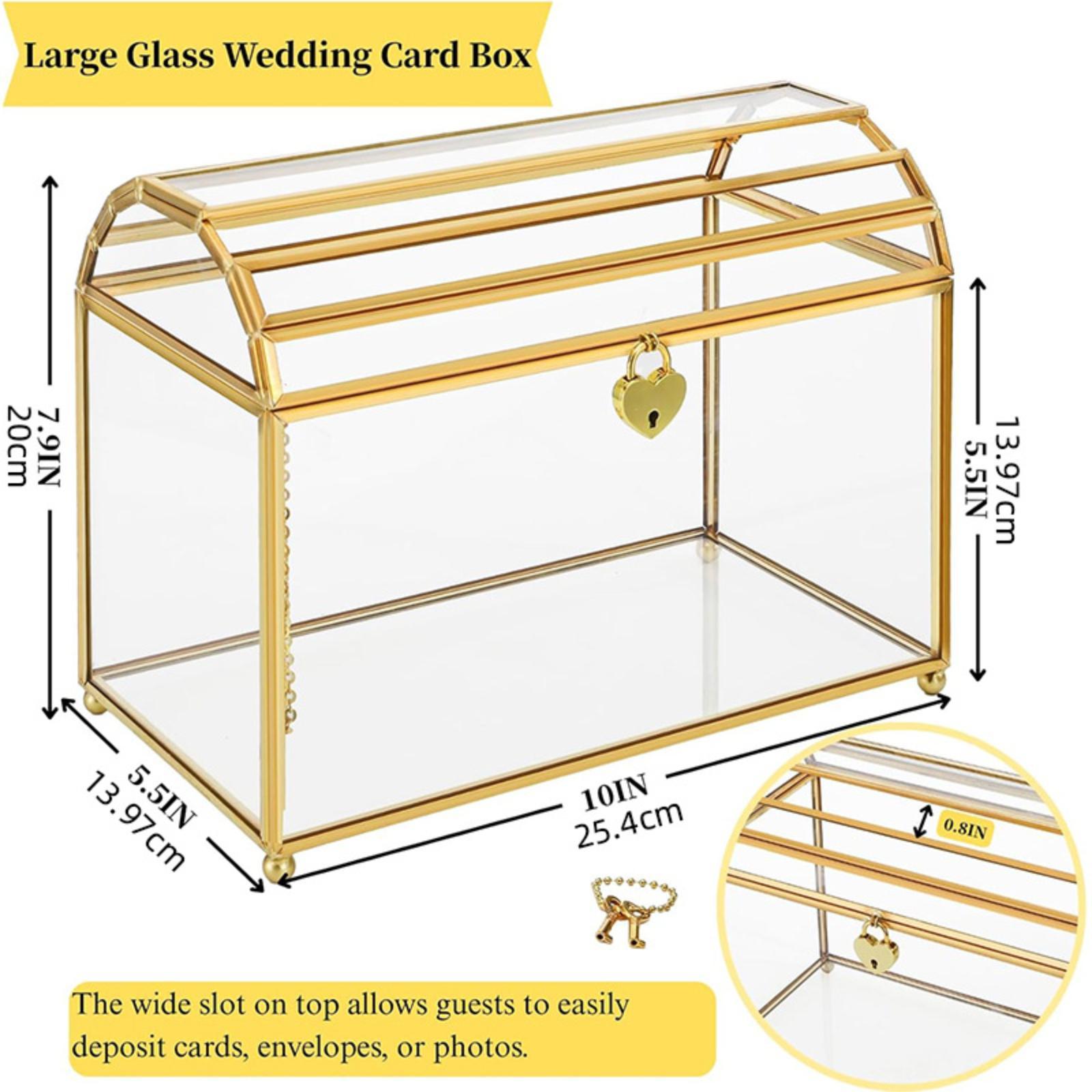 Стеклянная коробка для свадебн – обзор и цена Wedding Card Box